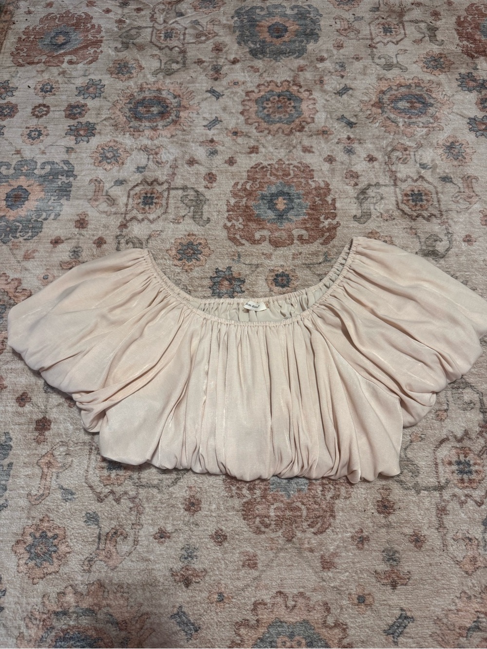 Boutique Cropped Off-Shoulder Top - Picture 5 of 8